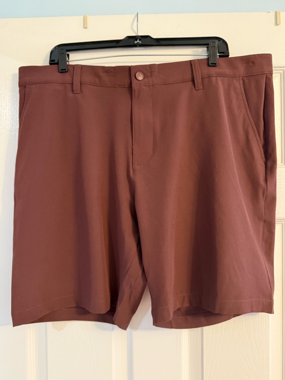 Men's Adidas Lightweight Golf Shorts - Brown